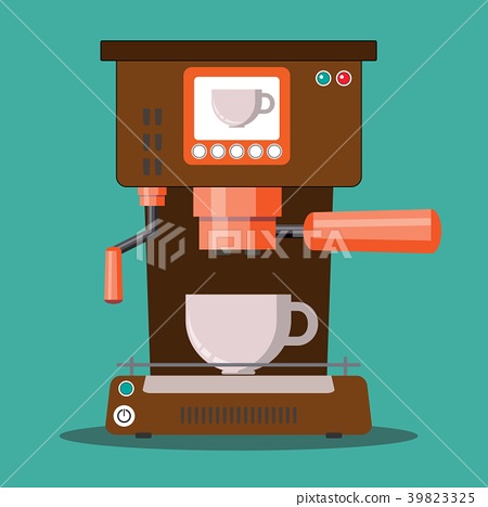 Office Coffee Machine Vector Illustration In Flat 450x468 Office Coffee Machine Vector Illustration In Flat