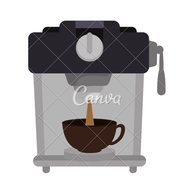 Coffee Maker Machine Vector Icon Illustration 800x800 Coffee Maker Machine Vector Icon Illustration