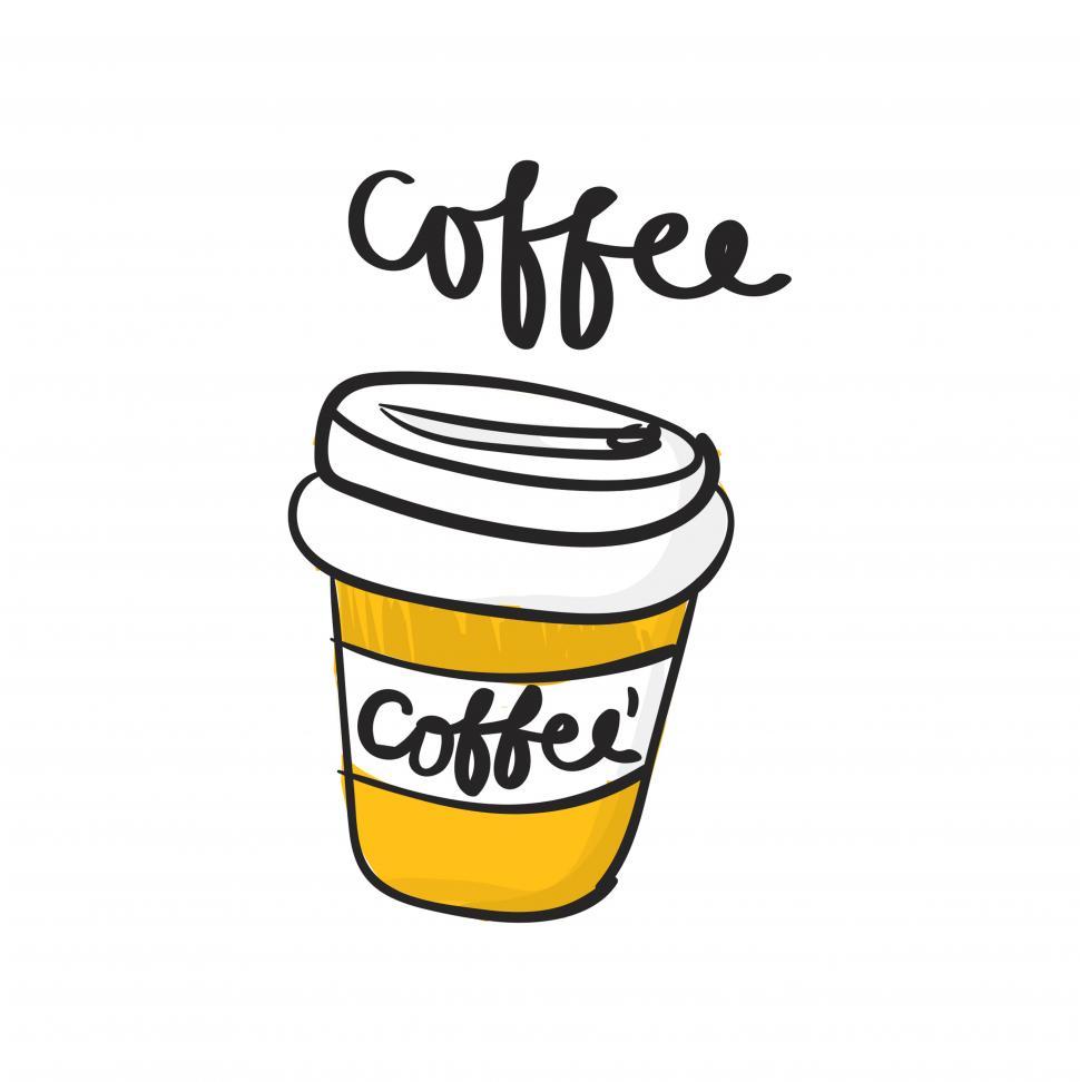 970x972 Get Free Stock Photos Of Disposable Coffee Mug Vector Icon Online