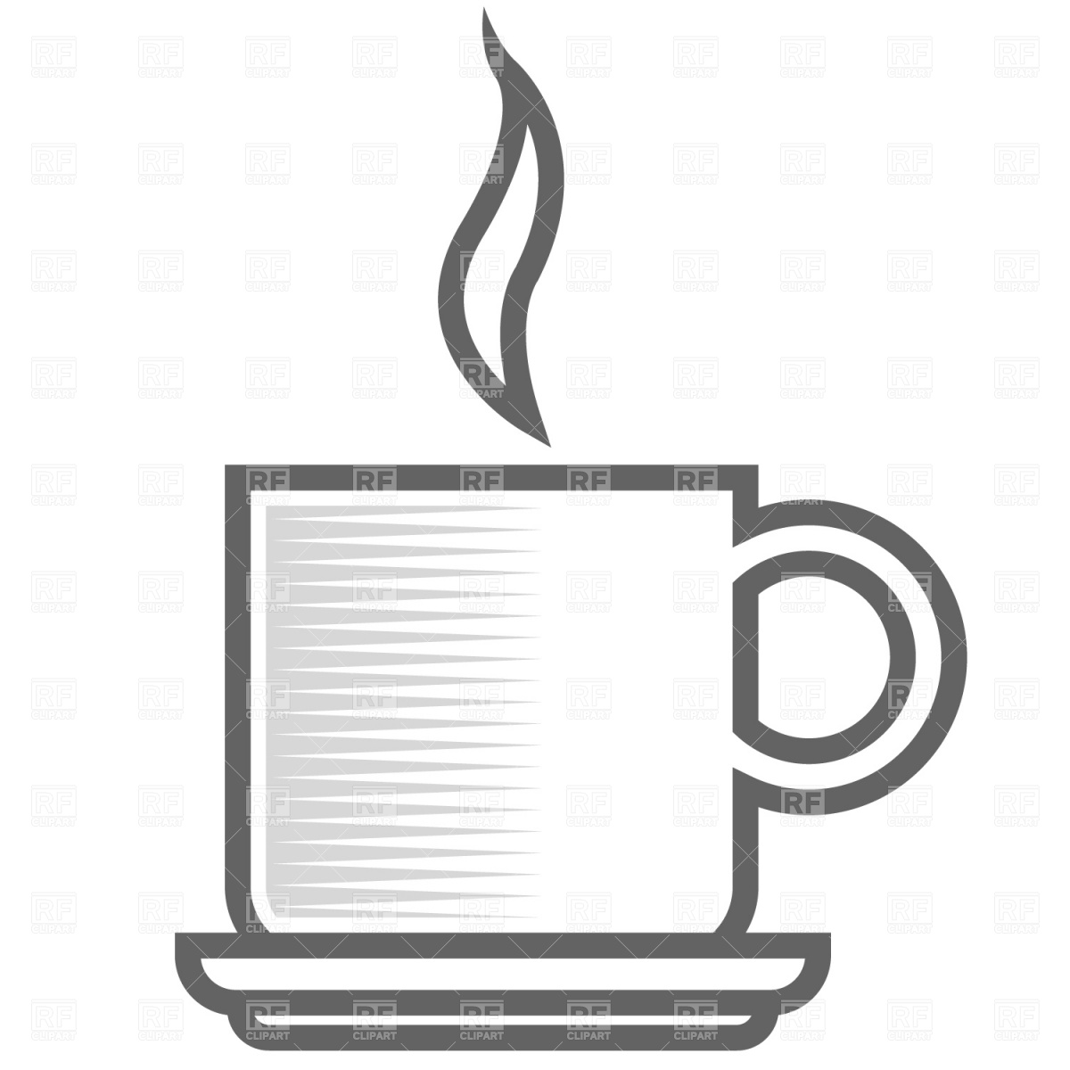 1200x1200 Symbolic Coffee Cup Vector Image Of Food And Beverages Prague