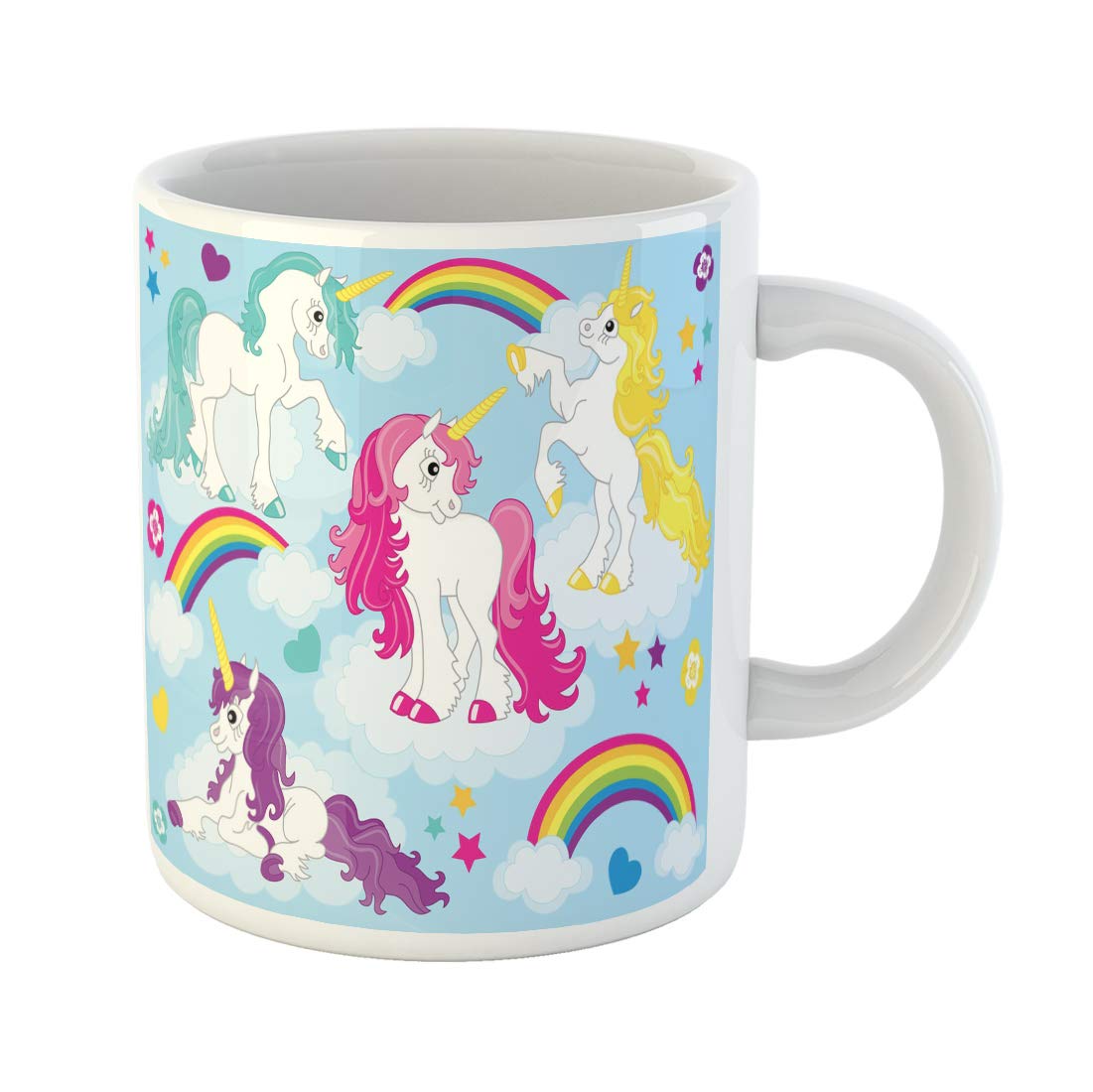 1101x1100 Semtomn Funny Coffee Mug Vector Set Of Cute Unicorns