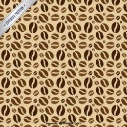 260x260 Coffee Beans Pattern Free Vector Pattern Creative Coffee