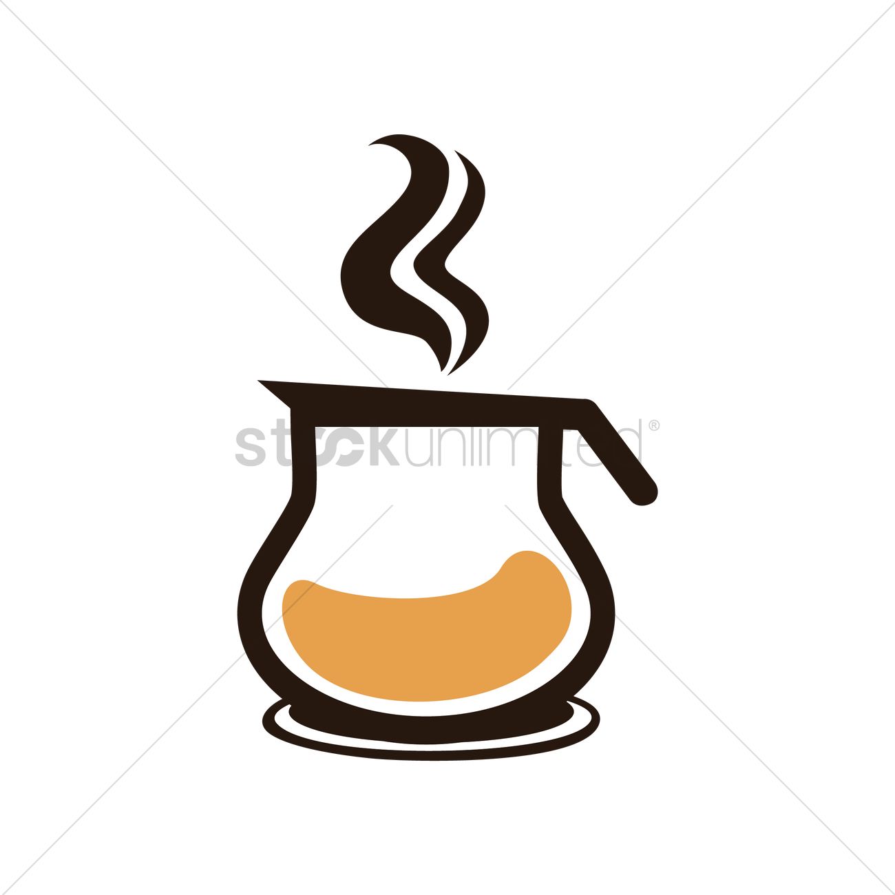 Coffee Pot Vector Image 1300x1300 Coffee Pot Vector Image