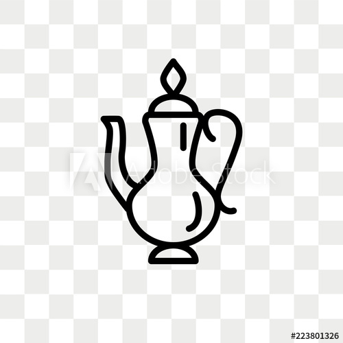 Coffee Pot Vector Icon Isolated On Transparent Background, Coffee 500x500 Coffee Pot Vector Icon Isolated On Transparent Background, Coffee