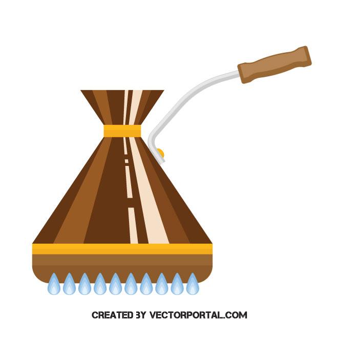 Coffee Pot Vector Image 660x660 Coffee Pot Vector Image