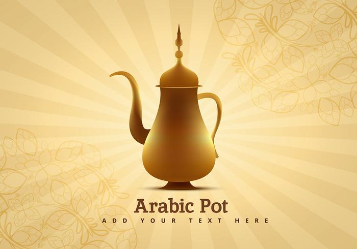 Arabic Coffee Pot Vector Stock Images 700x490 Arabic Coffee Pot Vector Stock Images
