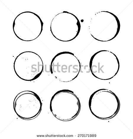 Vector Black Shapes Of Wine Circle And Coffee Ring Stains Wine 450x470 Vector Black Shapes Of Wine Circle And Coffee Ring Stains Wine