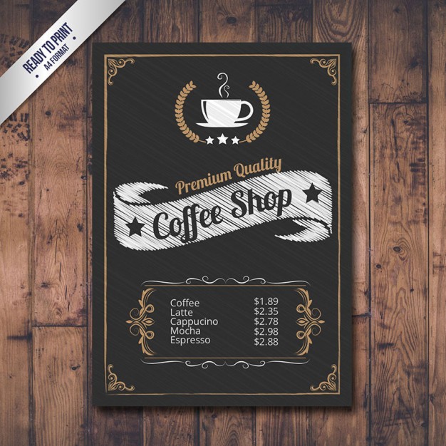 626x626 Coffee Menu Vectors, Photos And Free Download