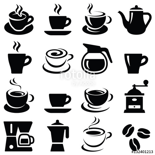 Coffee Cup Icon Collection 500x500 Coffee Cup Icon Collection