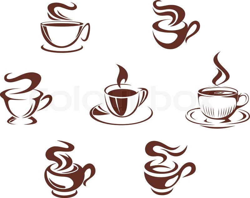 Coffee Cups And Mugs Stock Vector Colourbox 800x633 Coffee Cups And Mugs Stock Vector Colourbox