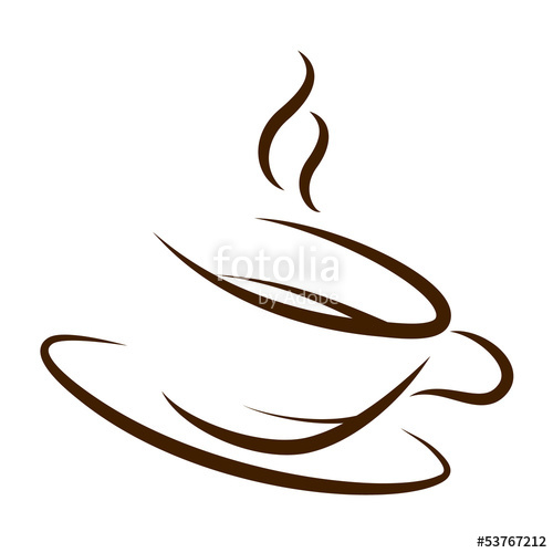Cup Of Coffee Silhouette Of The Vector Stock Image And Royalty 500x500 Cup Of Coffee Silhouette Of The Vector Stock Image And Royalty