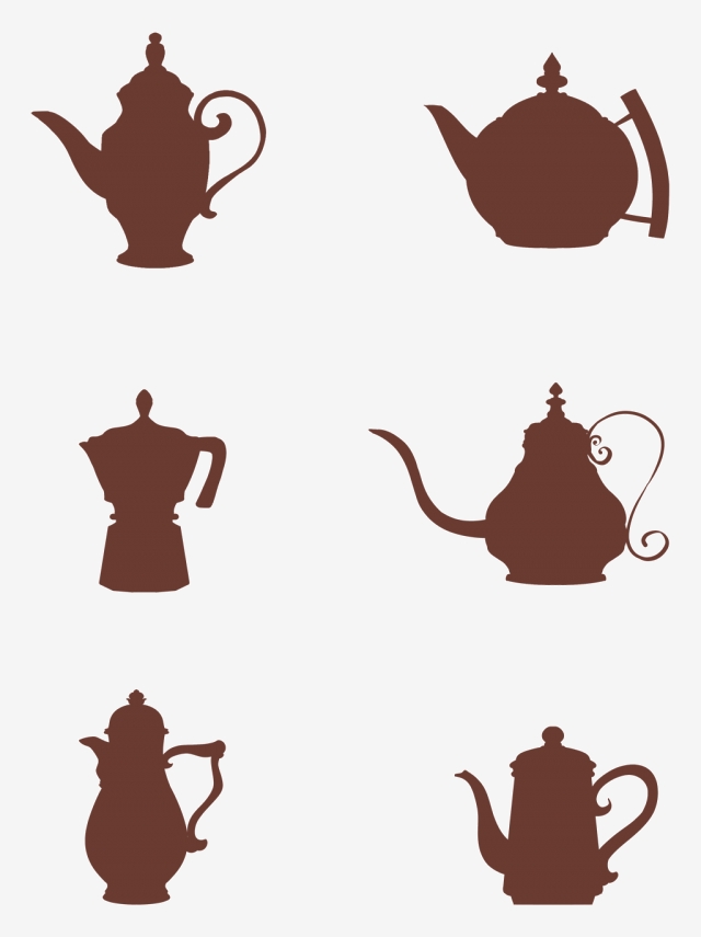 Coffee Element Silhouette Vector Material Picture, Coffee 640x855 Coffee Element Silhouette Vector Material Picture, Coffee