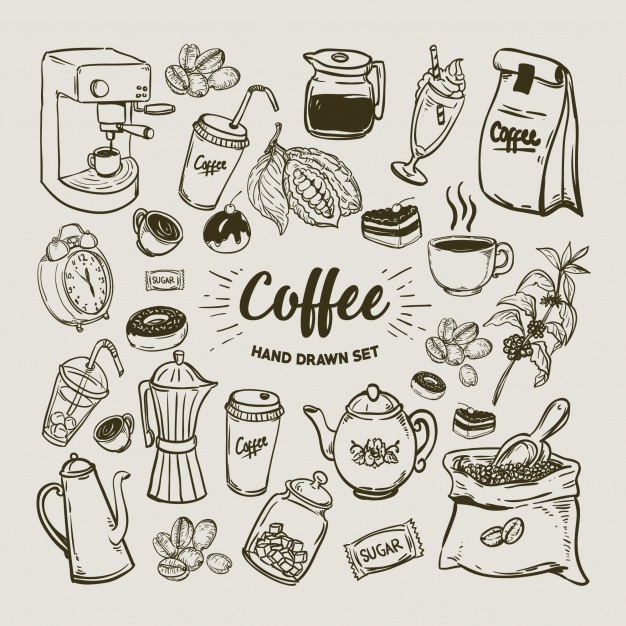 Coffee Sketch Vector at Vectorified.com | Collection of Coffee Sketch ...