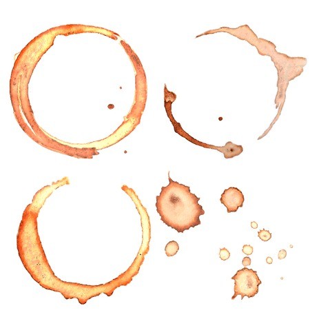 450x450 Coffee Stain Rings Vector Royalty Free Vector Graphics