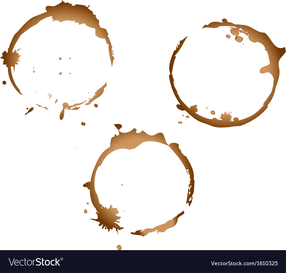 1000x955 Coffee Stains Royalty Free Vector Image