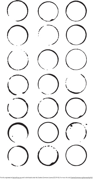 311x600 Coffee Stain Vector Graphics Free Vector In Encapsulated