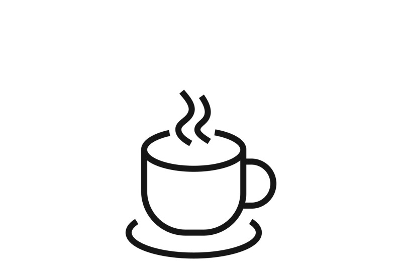 800x533 Coffee Cup Steam Mug Vector Icon