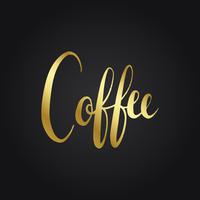 200x200 Coffee Typography Free Vector Art