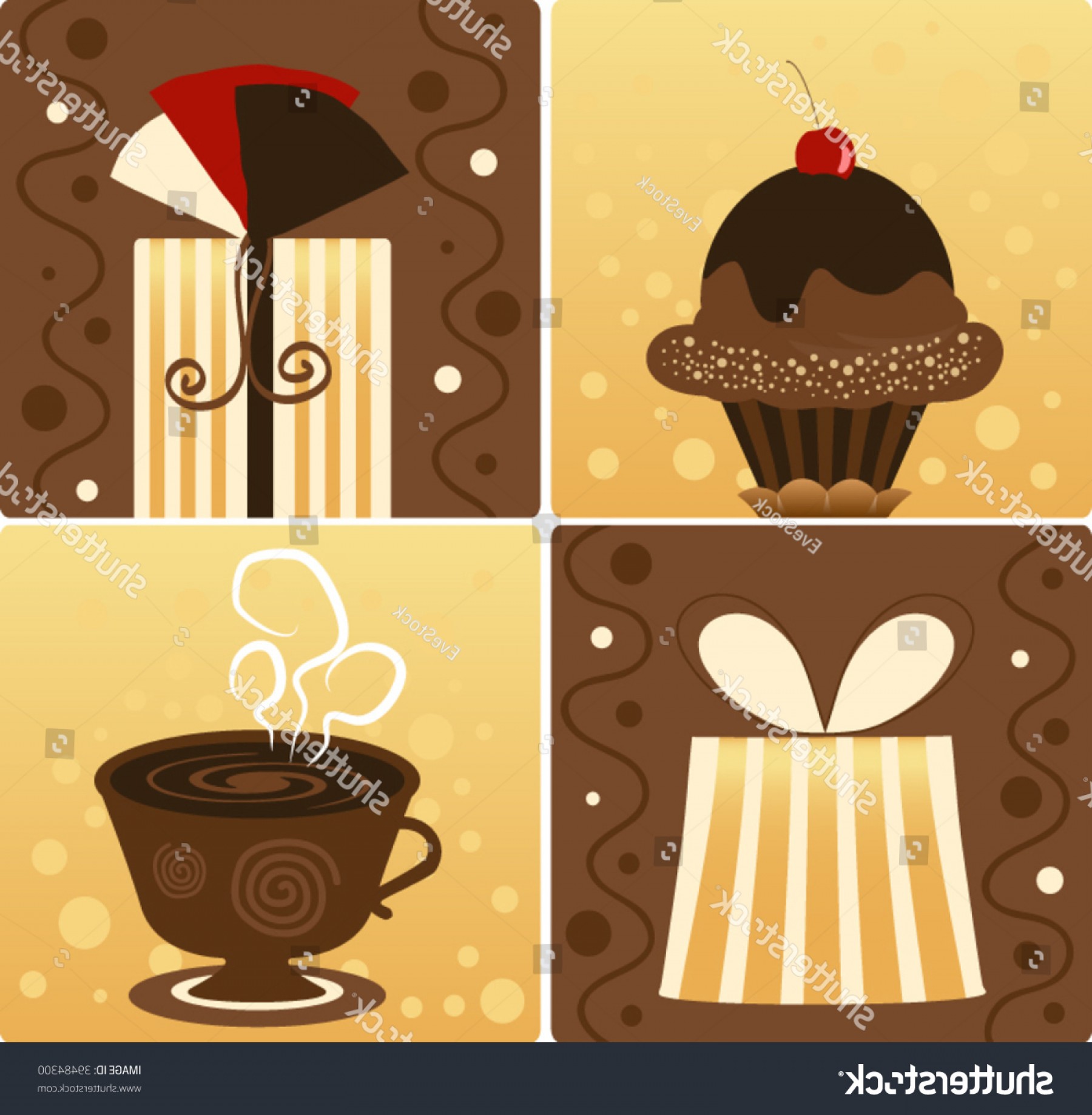 1800x1839 Chocolate And Coffee Vector Art Hoodamathrun