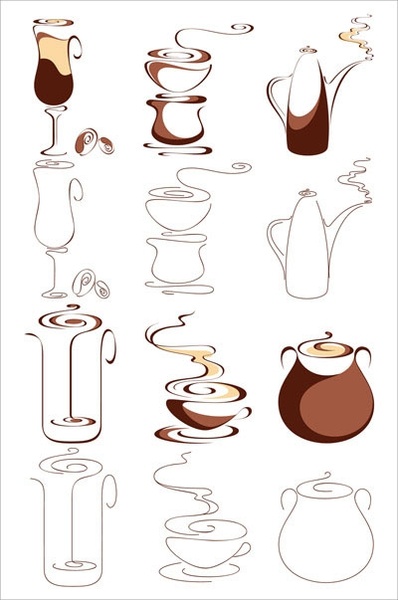 398x600 Coffee Free Vector Download