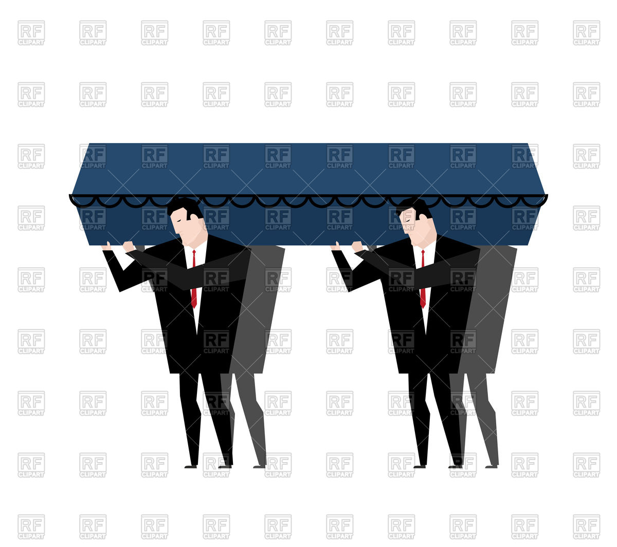 1200x1063 Funeral Men Carry Coffin Vector Image Of Conceptual Maryvalery