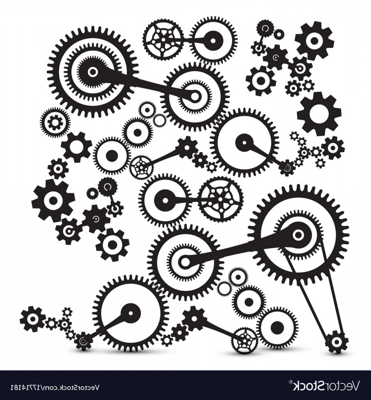 1200x1296 Cogs Gears Retro Machinery Symbol Vector Soidergi