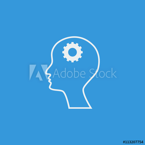 500x500 Man Cog Icon, Man Cog Man Cog Vector, Man Cog Man Cog