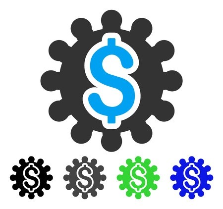 450x422 Payment Options Cog Vector Pictograph Style Is A Flat Graphic