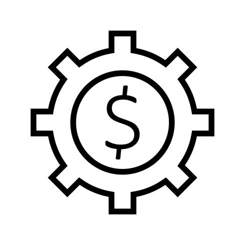 490x490 Business Cog Vector Icon