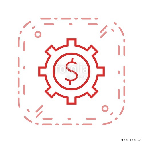 500x500 Business Cog Vector Icon Stock Image And Royalty Free Vector