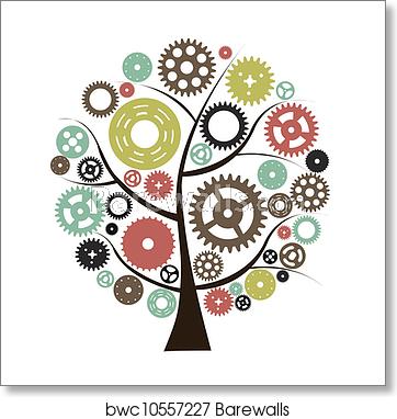 Machine Gear Wheel Cogwheel Vector, Art Print Barewalls Posters 362x382 Machine Gear Wheel Cogwheel Vector, Art Print Barewalls Posters
