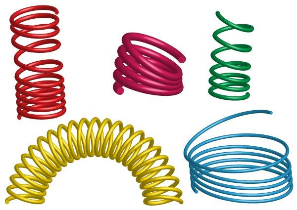 600x425 Free Vector Coil Springs Illustrator
