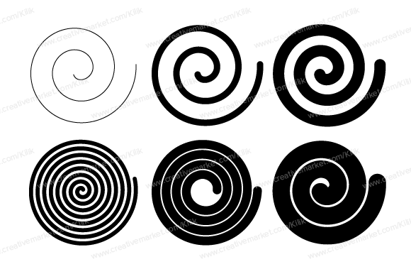 580x386 Perfect Vector Spiral, Coil, Spring