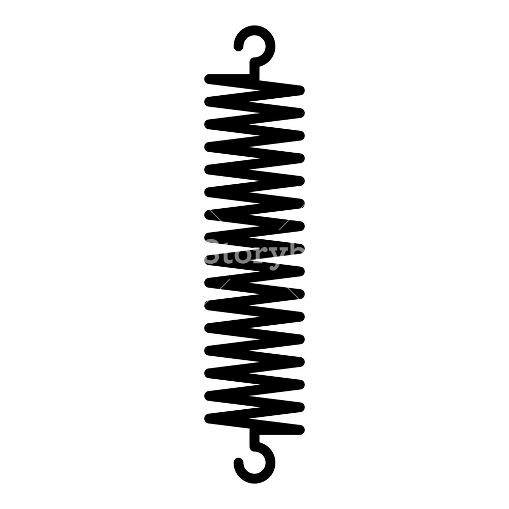 1000x1000 Spiral Spring Icon Outline Spiral Spring Vector Icon For Web