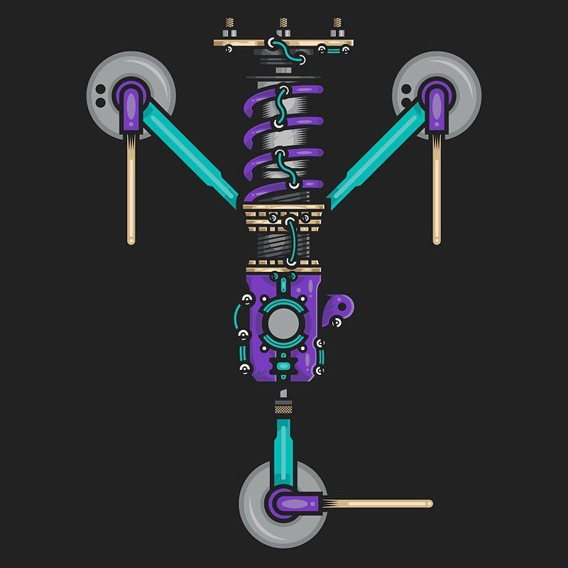 800x800 Flux Capacitor Coil Over
