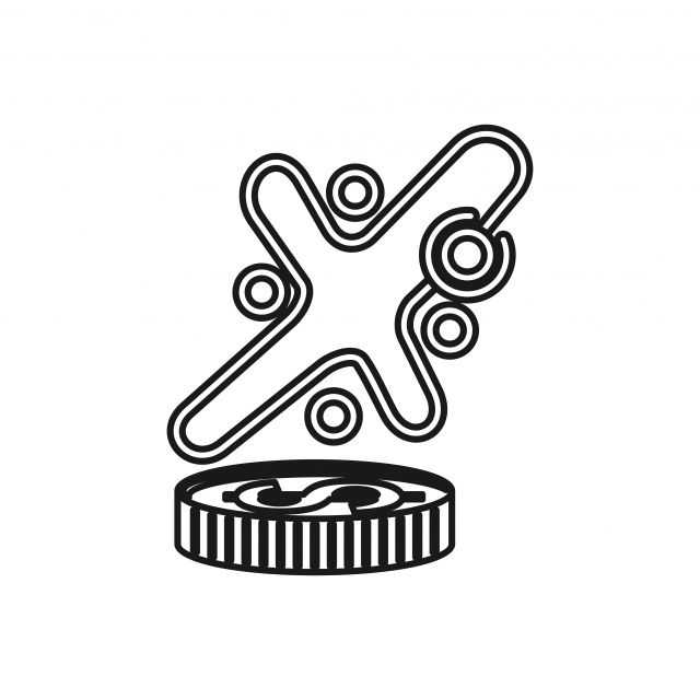 Coin Money Commitment Teamwork Together Outline Logo Vector 640x640 Coin Money Commitment Teamwork Together Outline Logo Vector