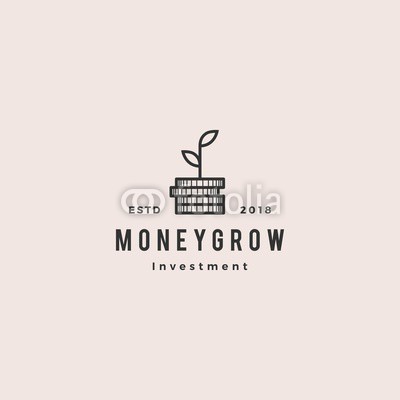 Coin Leaf Sprout Money Grow Investment Logo Vector Icon 400x400 Coin Leaf Sprout Money Grow Investment Logo Vector Icon