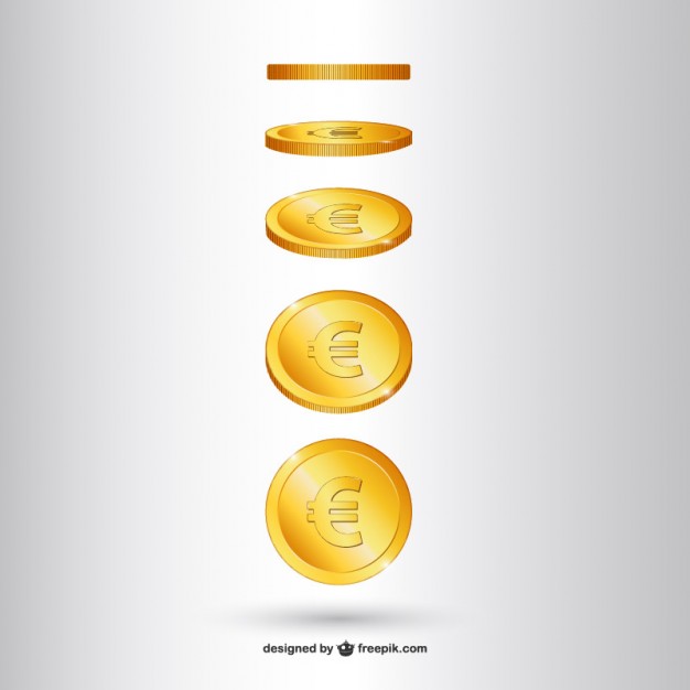 Golden Coin Vector Vector Free Download 626x626 Golden Coin Vector Vector Free Download