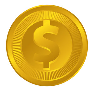 Shiny Dollar Symbol Coin Vector Royalty Free Stock Image 300x292 Shiny Dollar Symbol Coin Vector Royalty Free Stock Image