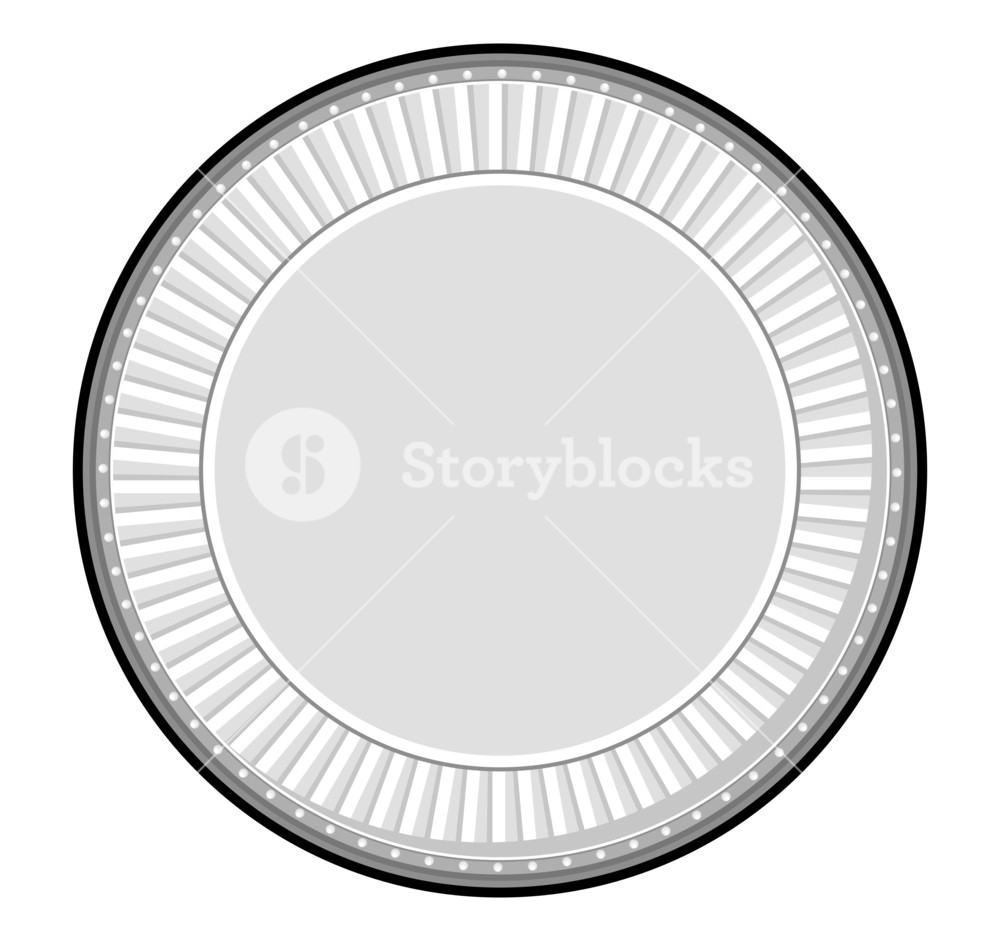 Silver Coin Vector Frame Royalty Free Stock Image 1000x941 Silver Coin Vector Frame Royalty Free Stock Image