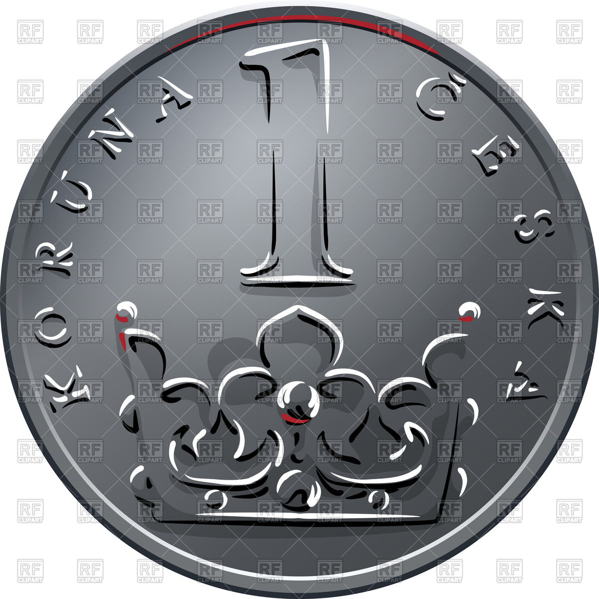 Silver Coin Vector Image Of Business, Finance Volhakavalenkava 1200x1200 Silver Coin Vector Image Of Business, Finance Volhakavalenkava