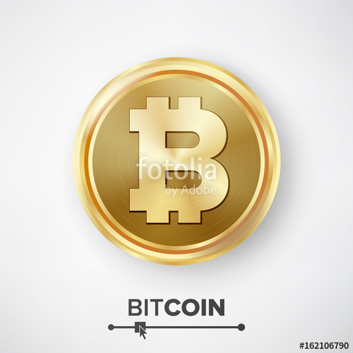Bitcoin Gold Coin Vector Realistic Crypto Currency Money 500x500 Bitcoin Gold Coin Vector Realistic Crypto Currency Money