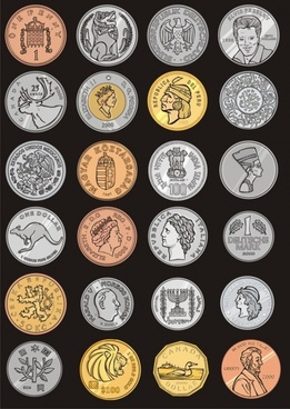 Vector Coins Free Vector Download 261x368 Vector Coins Free Vector Download