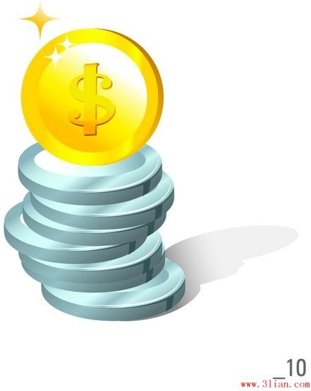 Dollar Coins Vector Free Vector In Adobe Illustrator 439x552 Dollar Coins Vector Free Vector In Adobe Illustrator