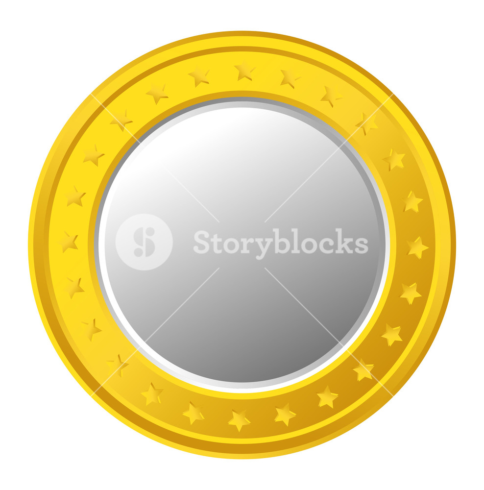 Golden Stars Coin Vector Royalty Free Stock Image 988x1000 Golden Stars Coin Vector Royalty Free Stock Image