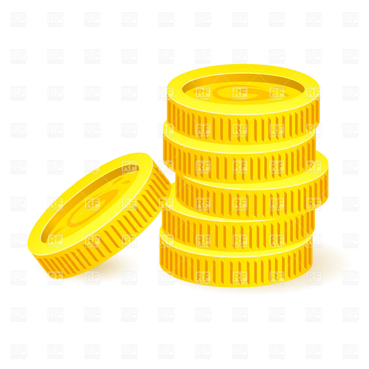 Pile Of Simple Golden Coins Vector Image Of Business, Finance 1200x1200 Pile Of Simple Golden Coins Vector Image Of Business, Finance