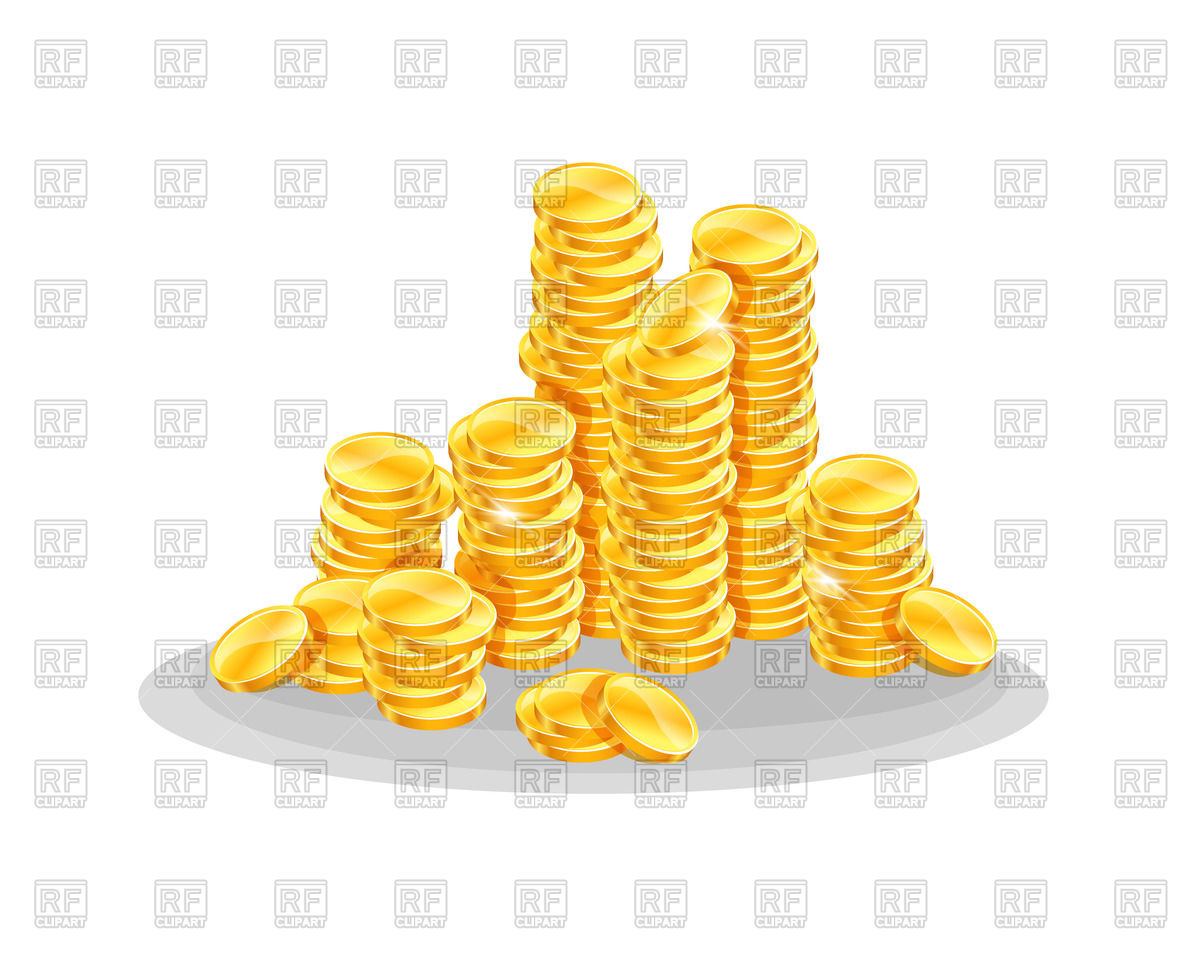 Stacks Of Golden Coins Vector Image Of Objects Sonneon 1200x979 Stacks Of Golden Coins Vector Image Of Objects Sonneon
