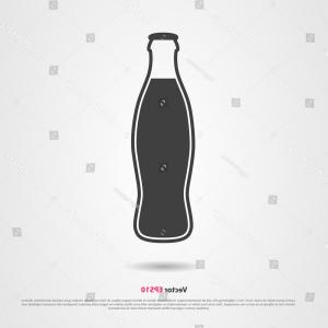 300x300 Drink Bottle Black Silhouette Vector Icon Createmepink