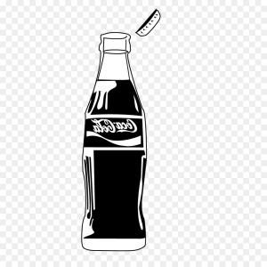 Coke Bottle Silhouette Vector at Vectorified.com | Collection of Coke ...
