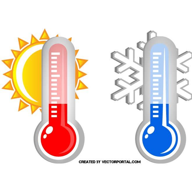 660x660 Hot And Cold Weather Vector